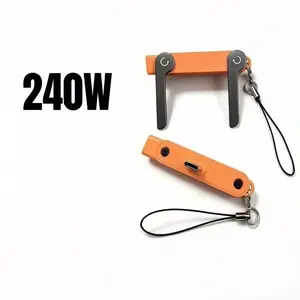 Foldable 240w Fast Charging Adapter, Portable Mini Universal Charger for Phone and Computer, Compatible with All Devices