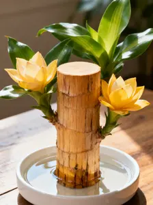 Miniature Brazilian Wood with Hidden Little Doll – Unique Indoor Greenery Gift for Nature Lovers, Brings Serenity, Warmth and Mystery to Any Space