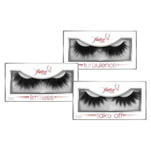 Flutter Lashes Synthetic False Eyelashes - Aviation (3 pack)