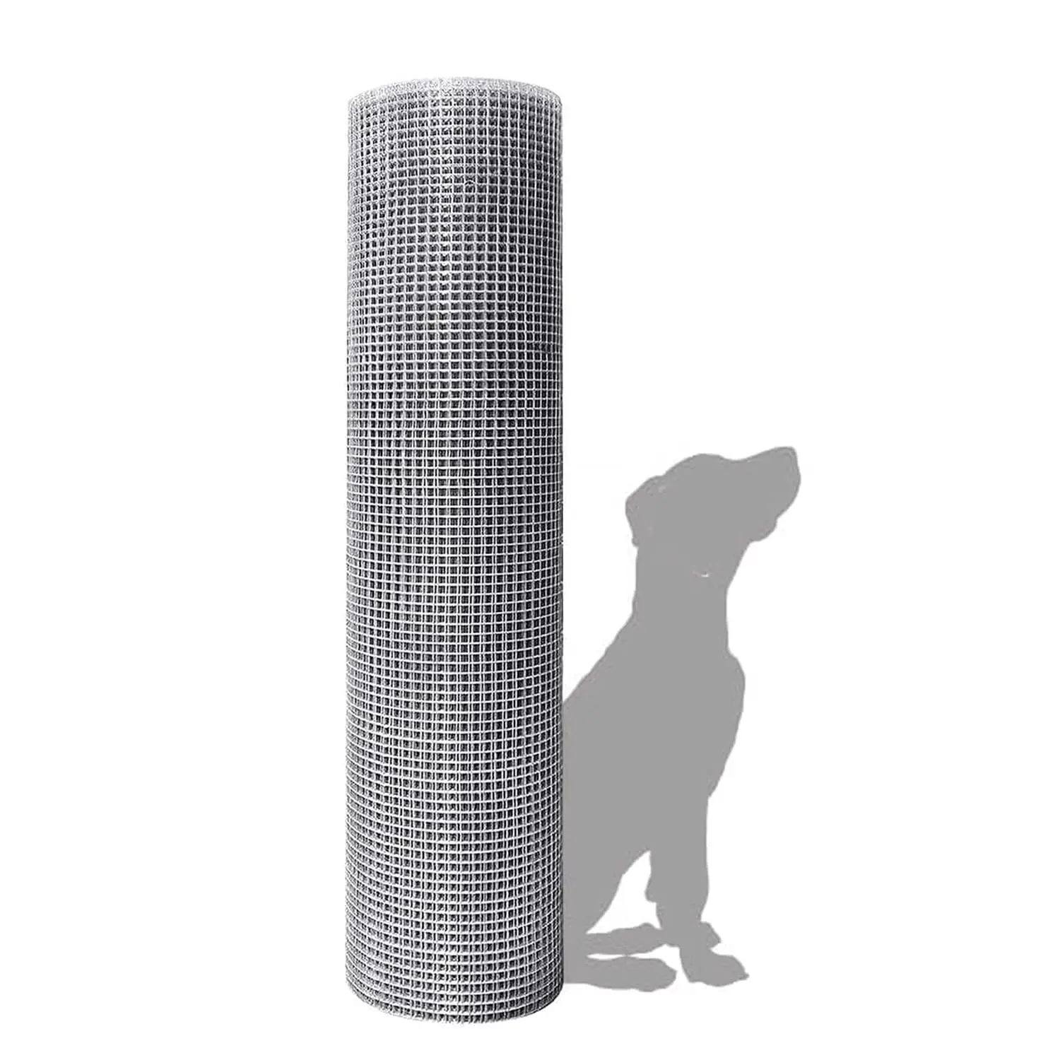 GARVEE Wire Mesh 1m X 25m Galvanized & Rustproof, Chain Link Fence 25mm Mesh 0.9mm Wire Thickness, Rabbit Wire, Chicken Wire, Aviary Wire, Wire Mesh for Raised Bed Fence Chicken Wire Rabbit Fence