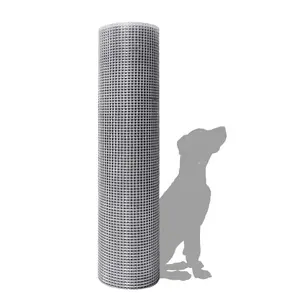 GARVEE Wire Mesh 1m X 25m Galvanized & Rustproof, Chain Link Fence 25mm Mesh 0.9mm Wire Thickness, Rabbit Wire, Chicken Wire, Aviary Wire, Wire Mesh for Raised Bed Fence Chicken Wire Rabbit Fence