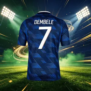 2026 France 10# Mbappé 7# Dembele Short And Long Sleeve Soccer Jersey Fans Version Breathable