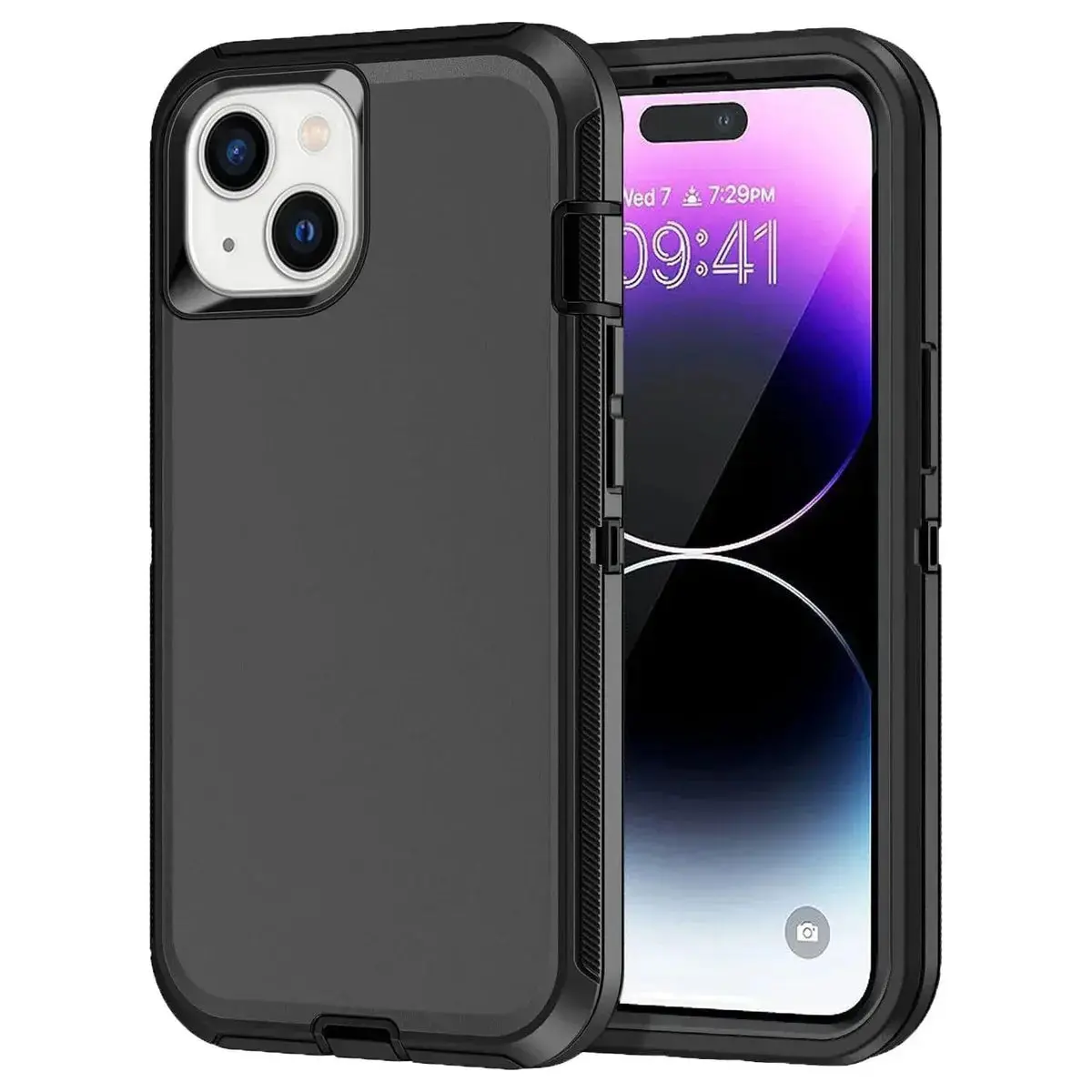 Entronix Case Compatible with iPhone 13 Mini - Triple-Layer Heavy Duty Protection