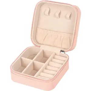 Travel Box Storage Box Portable Box for Girls Women Earrings, Necklaces, Rings, Bracelets