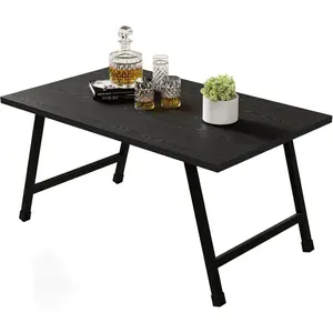 Rectangular Folding Coffee Table - Modern Space-Saving Foldable Coffee Table for Living Room, Durable and Lightweight Design, Easy to Assemble,  for Small Spaces