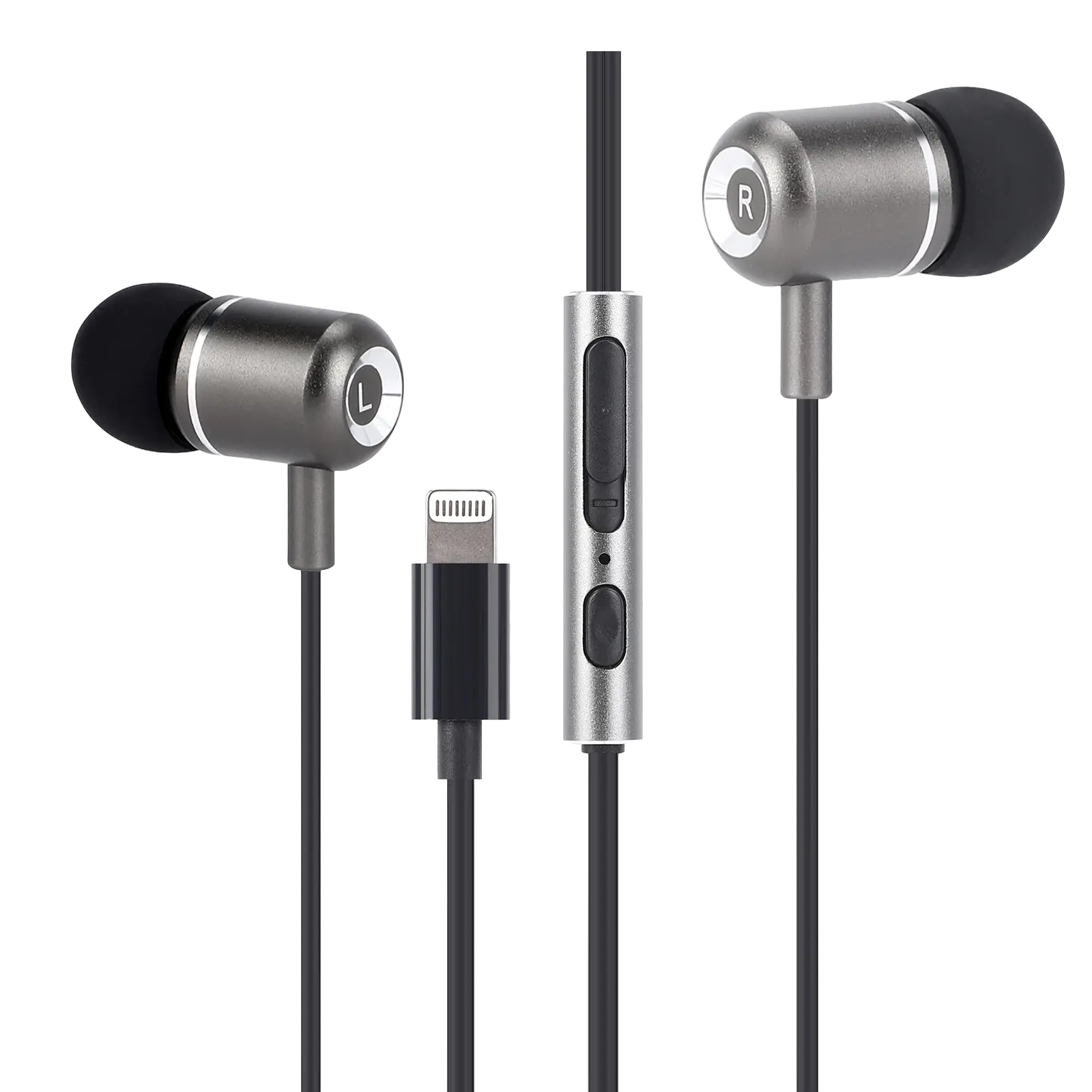 Lightning Wired Earbuds | Hi-Fi Audio + Inline Mic | iPhone Lightning Wired Earbuds | Hi-Fi Audio + Inline Mic | iPhone