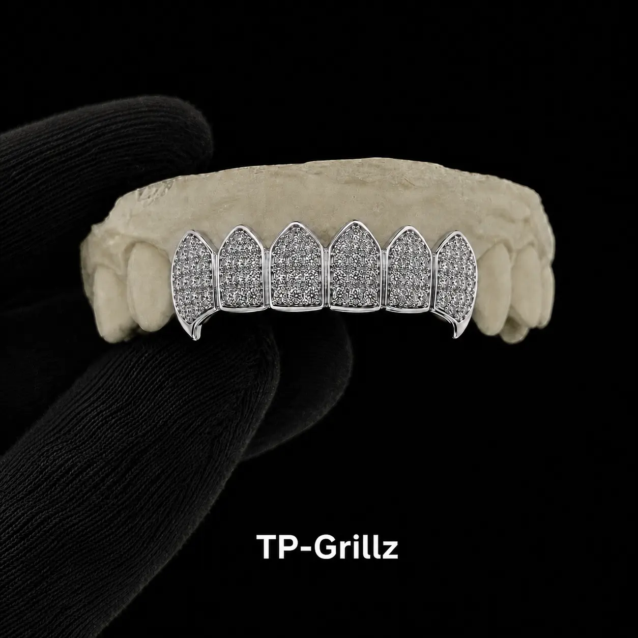 Vampire Fangs Grillz - Hip-Hop Body Jewelry, Streetwear Styling Accessory for Role Play, Costume Party
