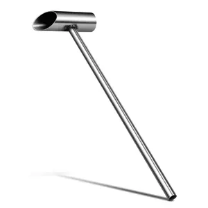 Cotton Candy Scoop, 29cm/11.6in Stainless Steel Cotton Candy Sugar Spoon, Long Handle Machine Spare Parts, Professional Tool Accessories for Making