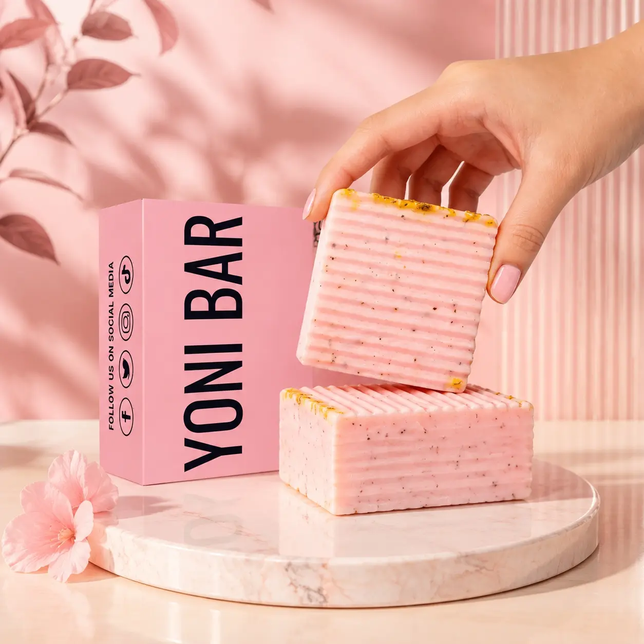 1/2/Pcs Wash Soap for Women - Natural Feminine Care Soap Bar for pH Balance, Odor Control & Hydration, Cleansing Yoni Bar Comfort Gentle Scent Cleanser Scented Skincare Aroma Sensitive