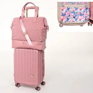 Triforce 21" Hardside Carry-On Luggage with Weekender Bag