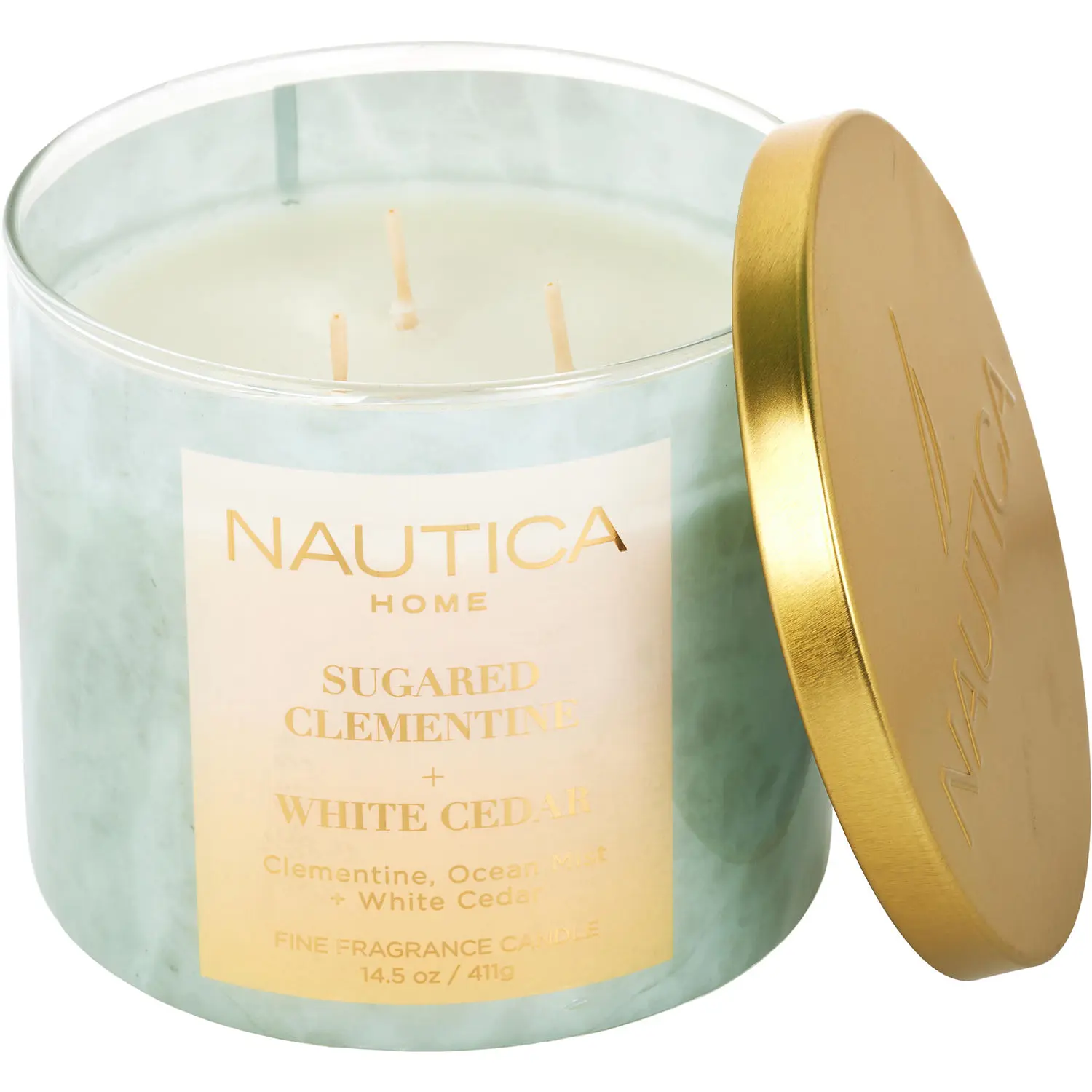 Nautica Sugared Clementine By Nautica Scented Candle For Unisex