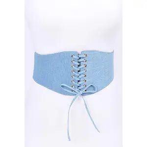 Denim Elastic Corset Belt