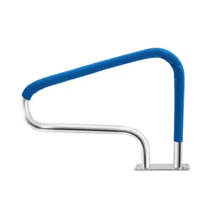 GARVEE Pool Railing - 81 x 57 cm Safety Handrail for In-Ground Pools, Ladder Rail with 370 lbs Load Capacity, Secure Pool Handrail for Enhanced Safety