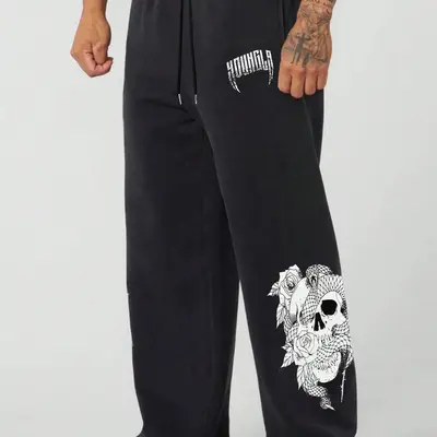 Boohoo Joggers With Designs On Them Photo Graphic Joggers, Boohoo