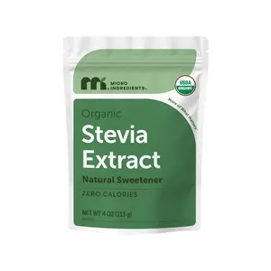 Micro Ingredients Pure Organic Stevia Powder, 4 Ounces