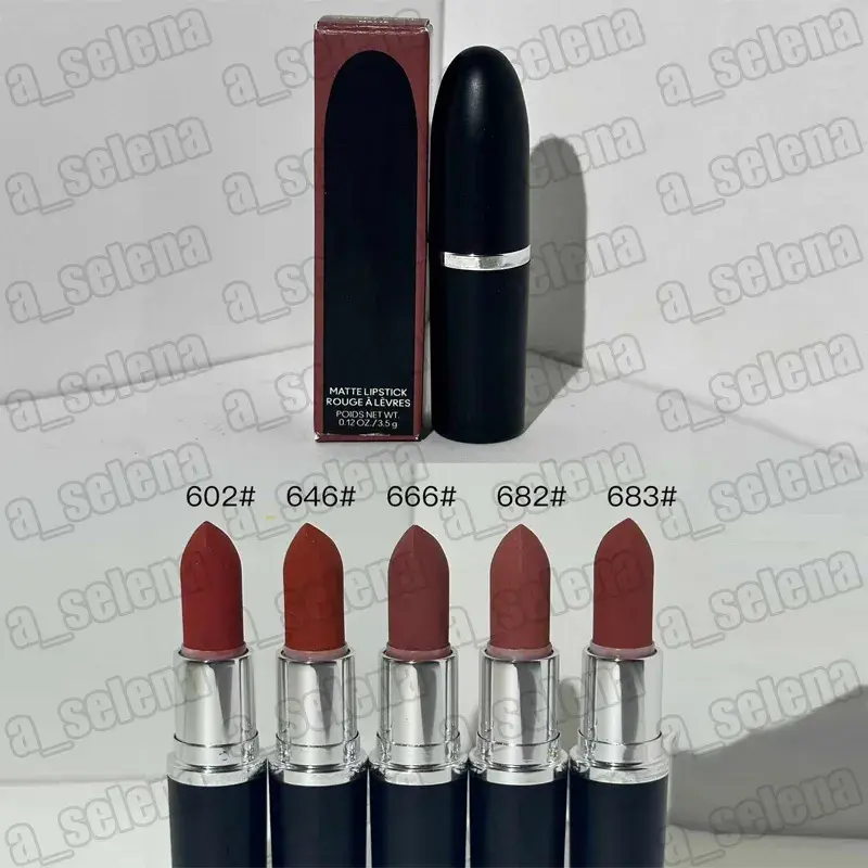 Matte Lipstick – Natural, Long-Lasting Lip Color, 3.5g! Comes With 6 Pieces!