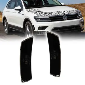 2PCS Smoked Lens Front Side Marker Light Housing For VW Tiguan 2018-2023 ,Beetle 2012-2019 Replace OEM 5C5-945-071-A 5C5-945-072-A