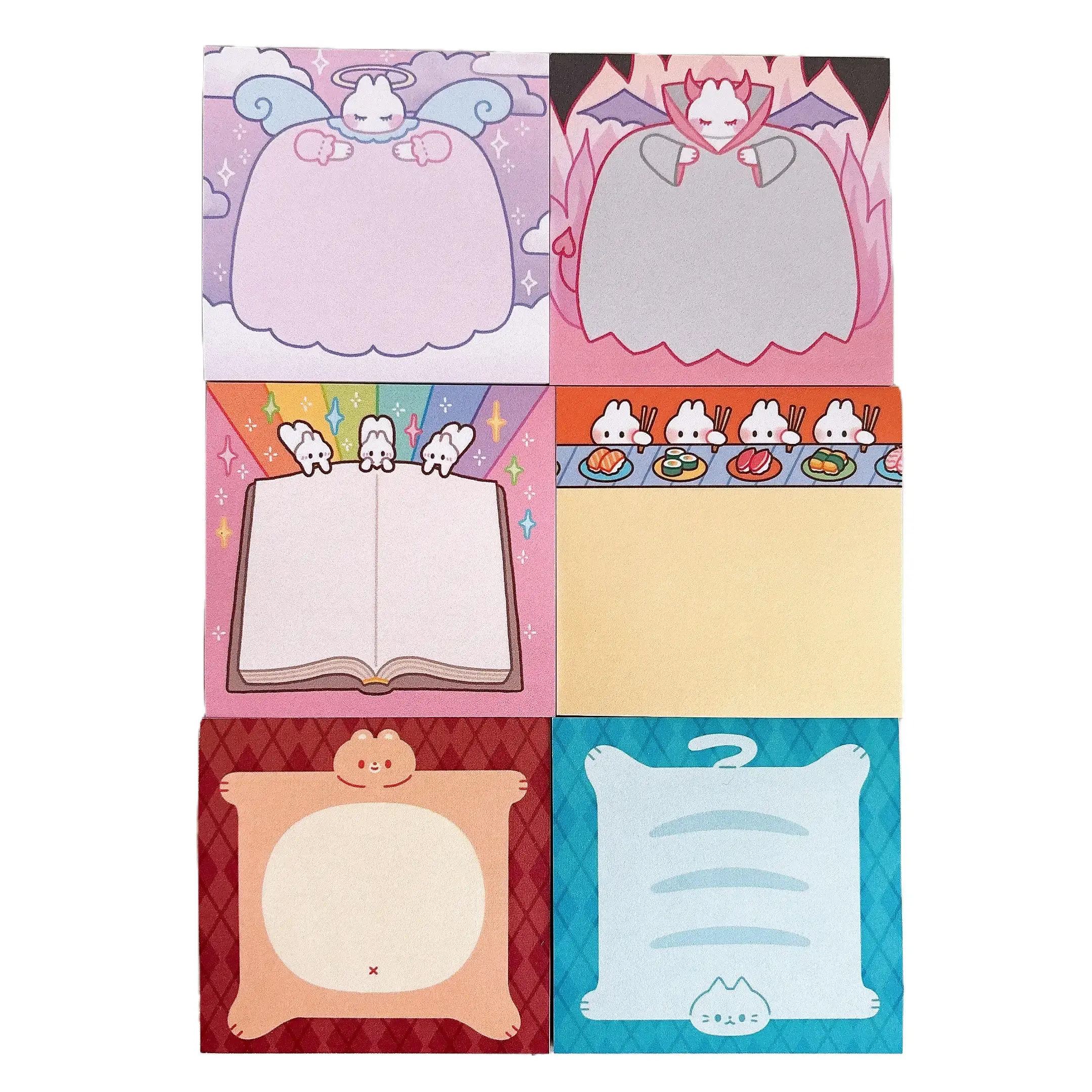 StickyRiceCo Bunnies Sticky Notes