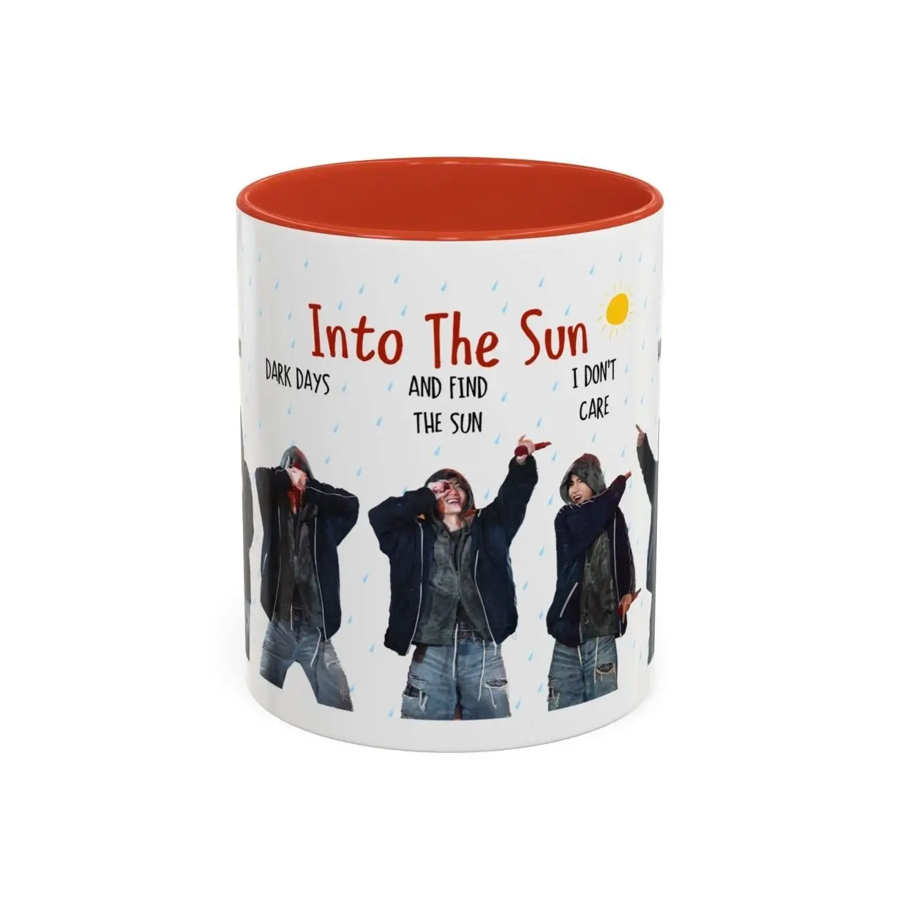 Into The Sun Lyrics Funny Mug, Kpop Bangtan Mug For Fans - Ceramic Coffee Mug 11oz & 15oz Gift For Fans