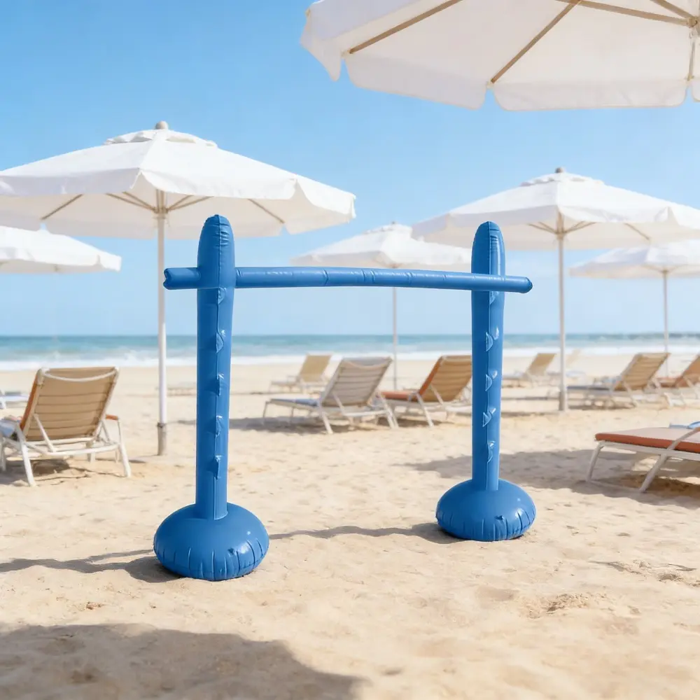 Portable Inflatable Limbo Game Set for Adults - Durable Safe Limbo Stick, Fun Interactive Game for Family Gatherings Festivals