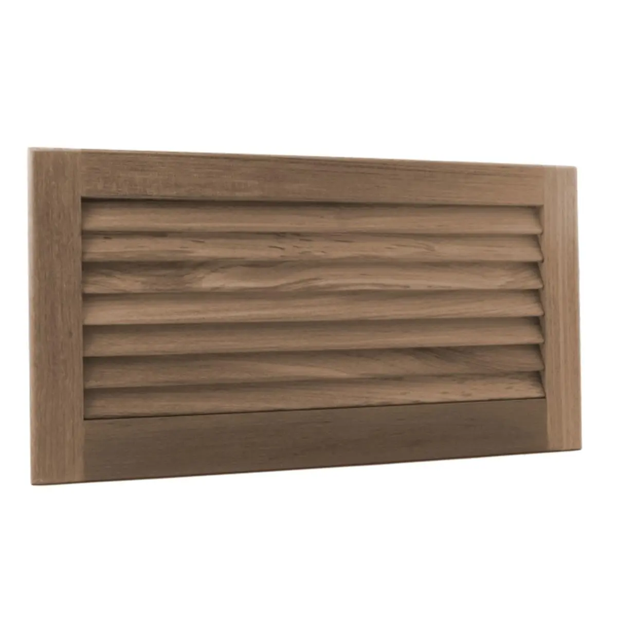 212 MAIN Solid Wood Louvered Insert - 9.375in.H, 3/4" D, 18" W Beautiful Detailed Smooth Finish Interior Wall Panel Molding for Audio & Video Accessories Installation