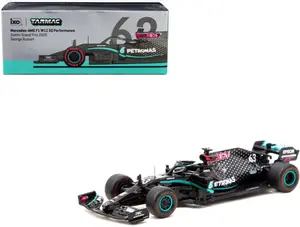 TARMAC 1:64 Scale Model Mercedes AMG F1 W11 EQ Performance #63 - George Russell, Limited Edition, True to Scale Detail, Real Rubber Tires