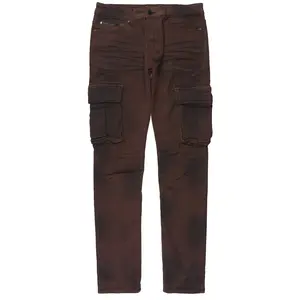 Cruz Dark Brown Slim Fit Jean