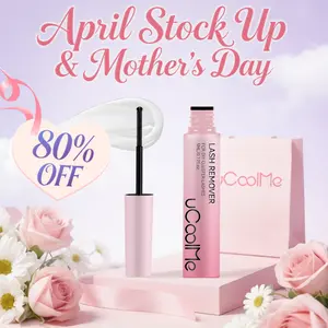 uCoolMe DIY Lash Extensions Bond Breaker Cluster Lash Removal Serum Gentle Non Irritating Cleanser Makeup Remover for At Home Longwear EyeLash Extensions Clear Remover for Self Application Individual Lashes Cosmetic