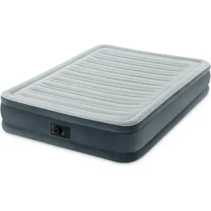 Comfort Plush Mid Rise Dura-Beam Airbed with -in Electric Pump, Bed Height 13", Full