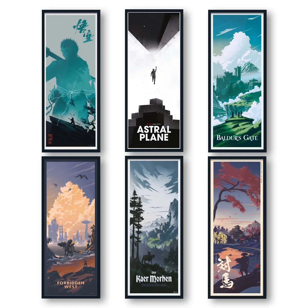 Epic Gaming Art Print Unframed, Video Game Fan Gift, Game Travel Poster, Gaming Artwork, Home Decor, Gaming Wall Art, Room Decor