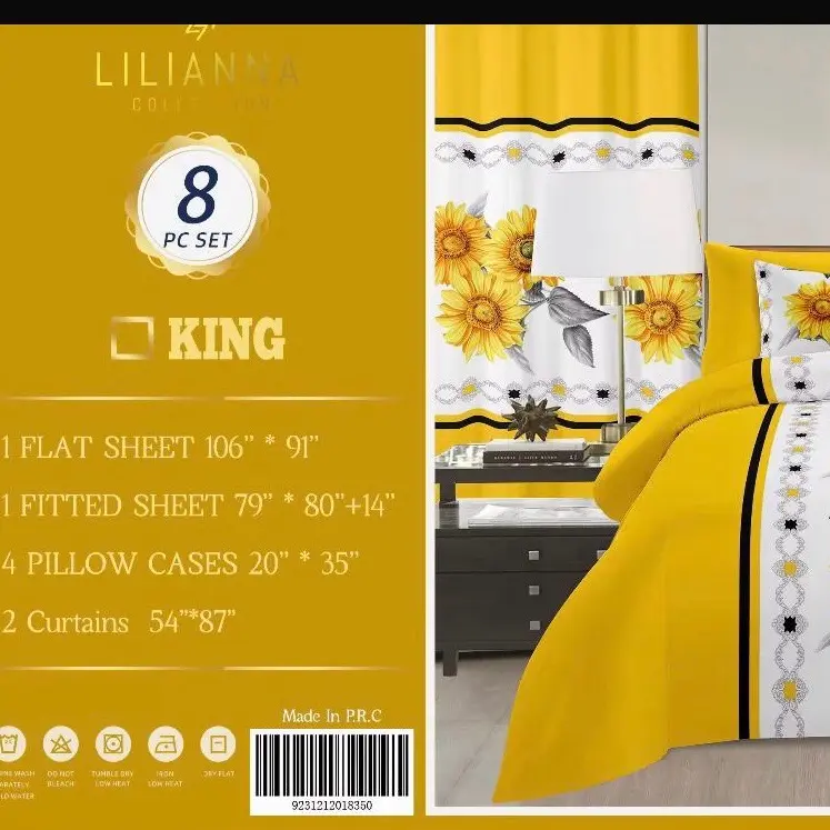 Flat Sheet 106’’ *91   8pieces set