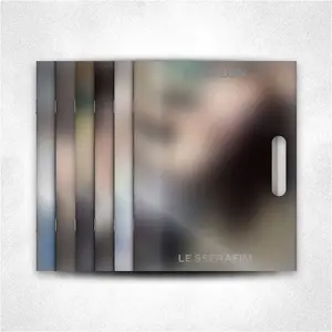 E SSERAFIM – 2nd Studio Album PUREFLOW pt.1 [Compact Ver.] | Official K-Pop CD Album | 6 Color Versions | 24p Photobook + Random Photocard + Receipt + Tag Paper & Tag Stickers.