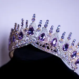Purple and Silver Crown
