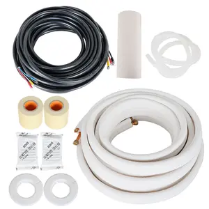 Air conditioning Cooling connection pipe 1/4In - 1/2In Dia. 50 Feet