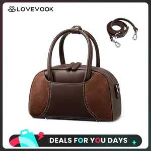 LOVEVOOK 3-in-1 Versatile Swing Zip Boston Bag - Small Purses for Women, Trendy Handbags Mini Vintage Hobo Clutch with Detachable Strap,Perfect Gift Choice,DealsForYouDays