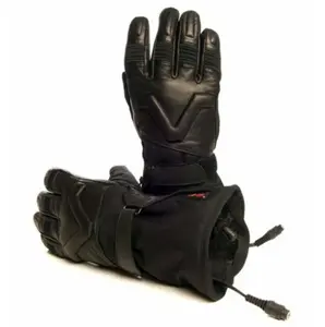 MOTO 12v Leather Heated Gloves for Motorcycle Use