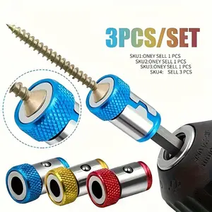Magnetic Screw Holder, 1/4 Inch 6.35mm Metal Screw Holder, Power Tool Accessories for Home Repair DIY Tool