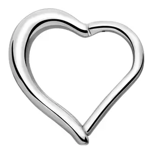 Cartilage Heart Clicker Daith Rook Helix Hoop