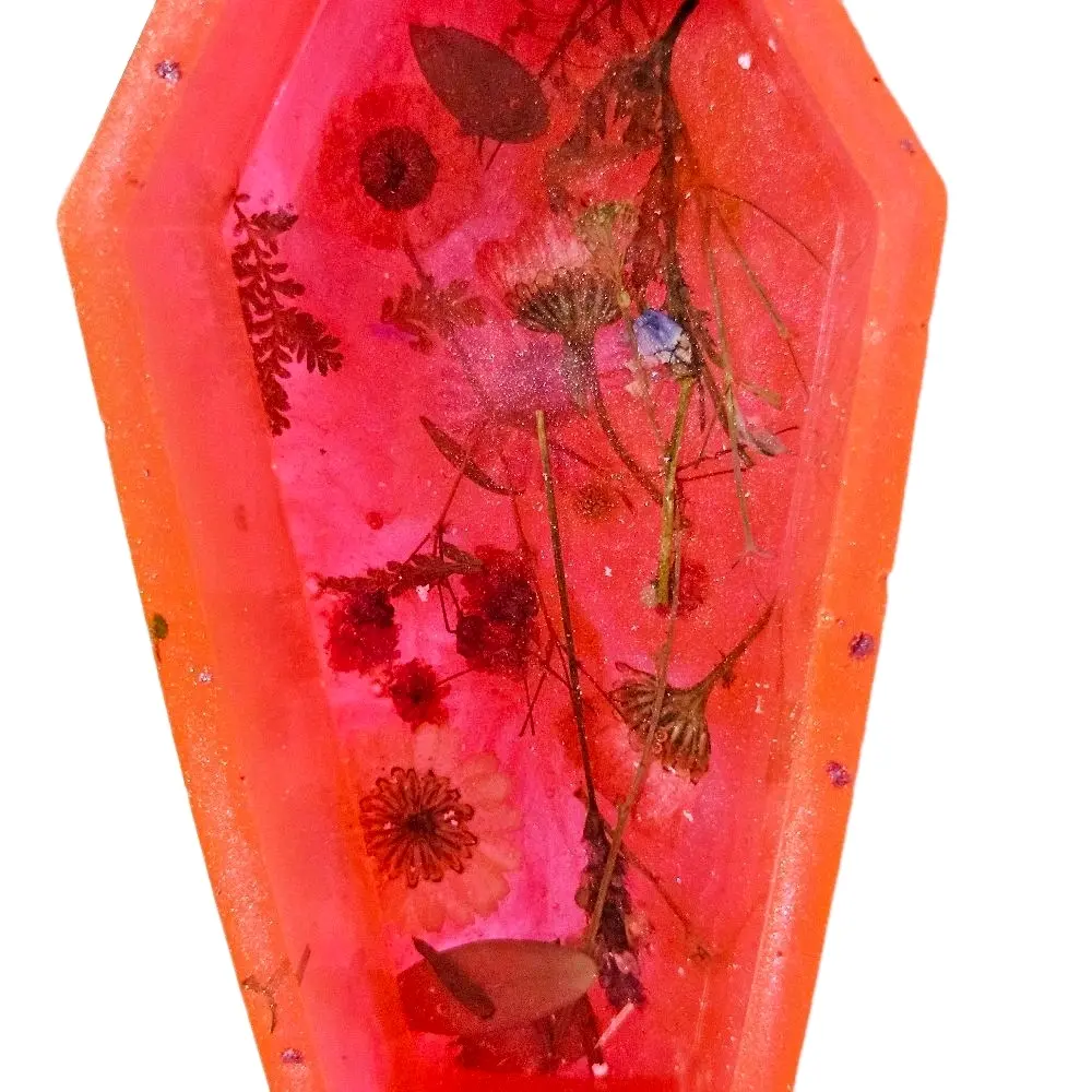 The Poisonous Rose Handmade Coffin Shaped Jewelry Container