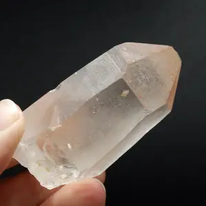 2.5in 85g Pink Shadow Lemurian Seed Quartz Crystal Starbrary, Smoky Scarlet Temple Lemurian Crystals, Brazil