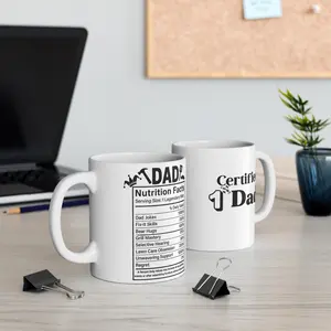 Legendary Dad Mug - Ceramic Tumbler 11Oz with Humorous Coffee Cup Design for Coffee Lovers and Unique Kitchen Decor ceramic  mug