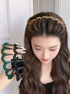 High Crown Zigzag Headbands for Women, Non-Slip Wave Hair Hoops, Stylish Hair Clips for Everyday Hairstyles, Pack of 2 Pieces