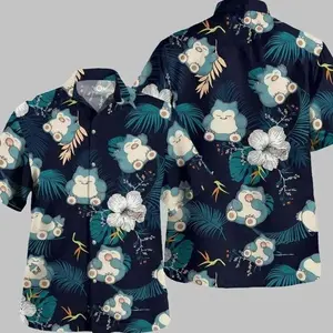 2026 Fresh Summer – Youthful – Bold with the Snor PKM Hawaiian Shirt Tropical Anime Aloha Shirt