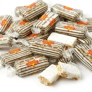 Zebra Bars Peanut Butter Candy - Nostalgia Hard Candy