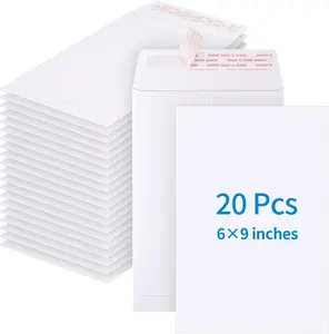 20 Pack Catalog Envelopes Self Seal, 6 X 9 Inches Catalog Mailing Envelopes,White Manila Envelopes for Mailing, Organize, Storage, Home, Office Svalor