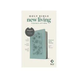 NLT Premium Value Thinline Bible, Filament Enabled (LeatherLike, Bouquet Teal)