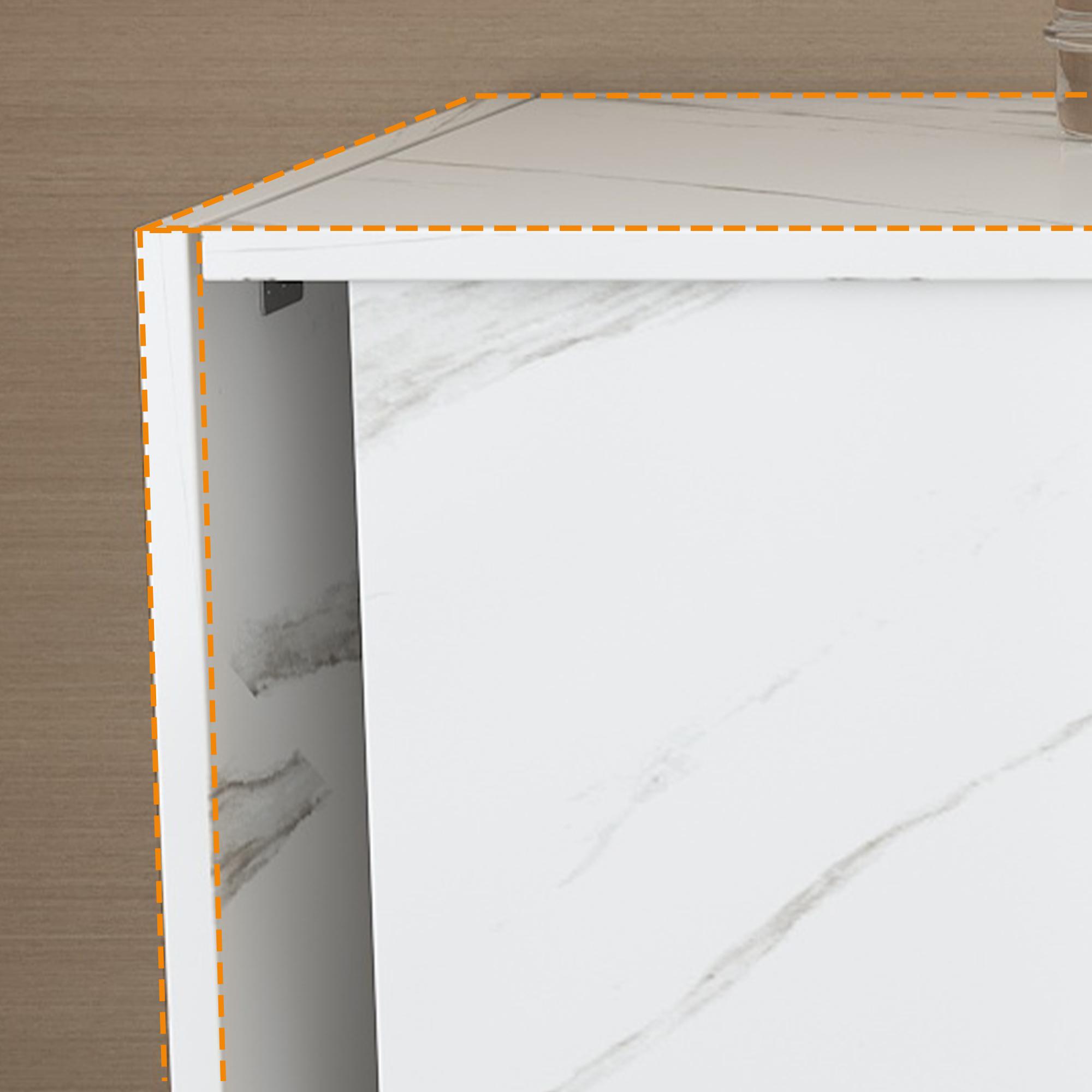 57.5" Foldable Sewing Machine Table with Locking Casters, Multi-Storage Craft Station with Shelves, Bins & Cabinet, Adjustable Sewing Cabinet for Home, Bedroom, and Craft Room(White)