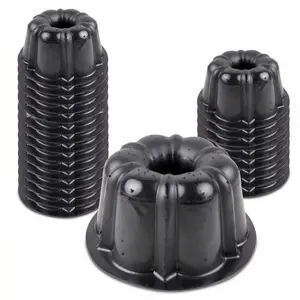 Mini Bakeable Plastic Cake Pan & Jello Mold – Nonstick Silicone Baking Pan – Reusable Mold for Baking, Desserts, and More – 25-Piece Pack