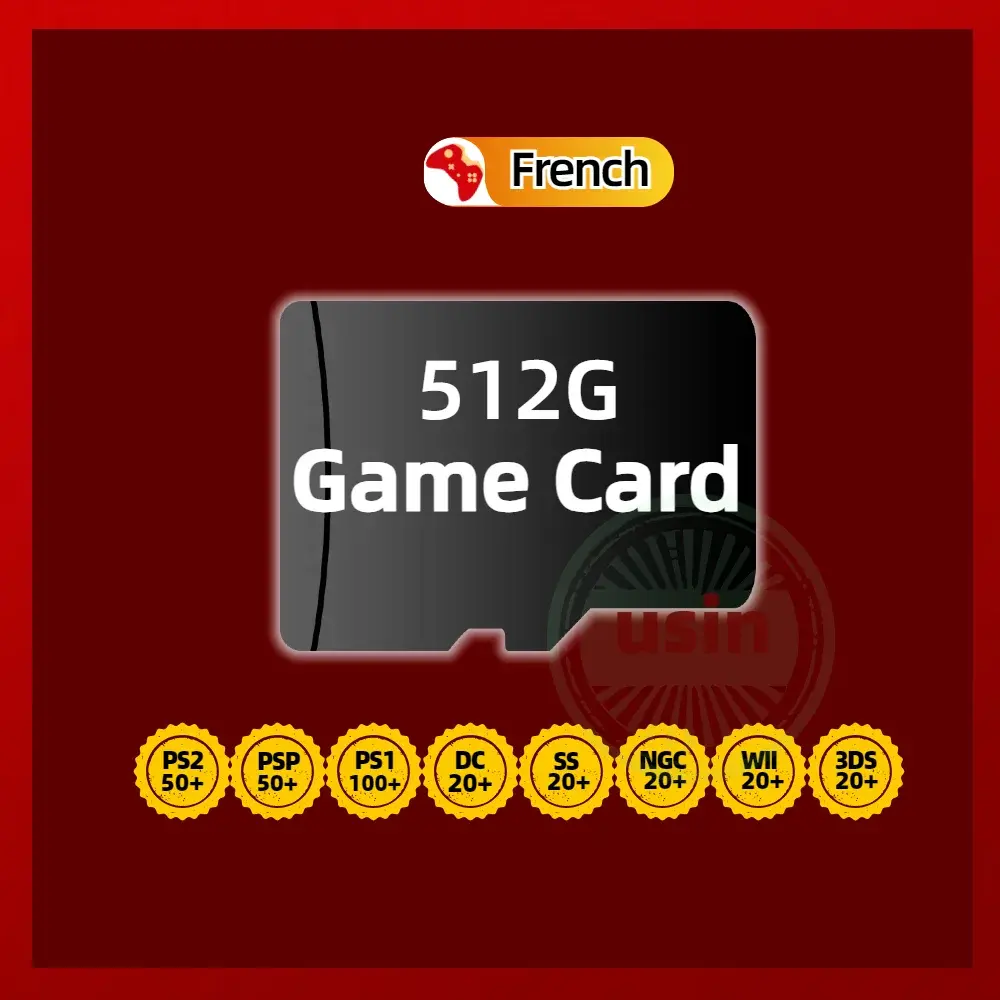 TF Game Cards for Anbernic RG556 RGCUBE Android Gaming Console Retro Playstation PS2 PSP PS1 3DS Games SD Card 1TB 512G RG405V usinyoyo