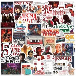 50pcs Fantasy World Entrance Adventure Series Stickers, Graffiti Decals for DIY Journal Phone Stationery Waterproof Decorations